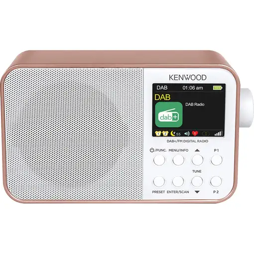 Kenwood CR-M30DAB-R radio Portátil Digital Oro rosa