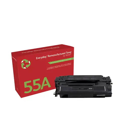 Everyday Tóner ™ Mono remanufacturado de Xerox es compatible con HP 55A (CE255A),