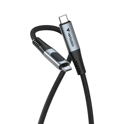 Verbatim 31849 cable USB USB4 Gen 2x2 1,2 m USB C Negro