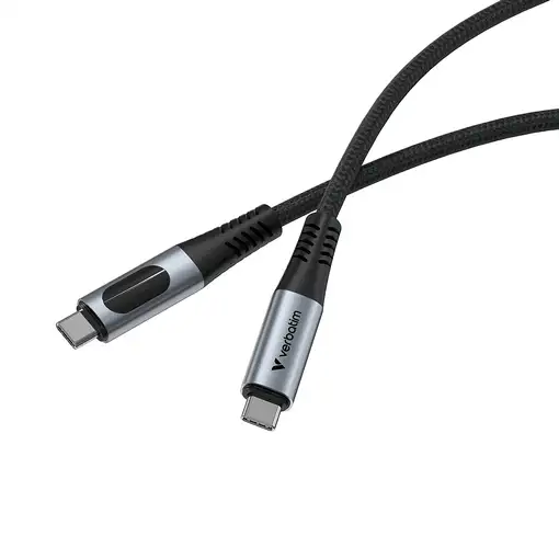 Verbatim 31849 cable USB USB4 Gen 2x2 1,2 m USB C Negro