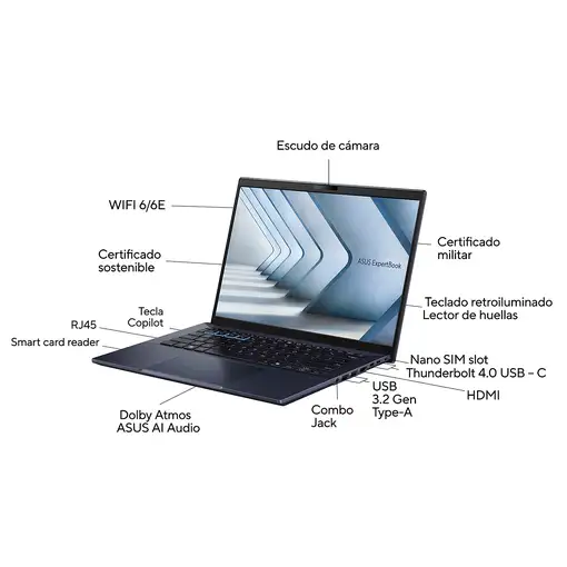 ASUS ExpertBook B5 B5404CMA-Q50223X - Ordenador Portátil 14" WUXGA (Intel Core Ult