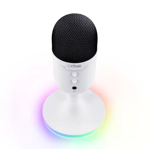 Trust GXT 234P Yunix Blanco Micrófono de superficie para mesa