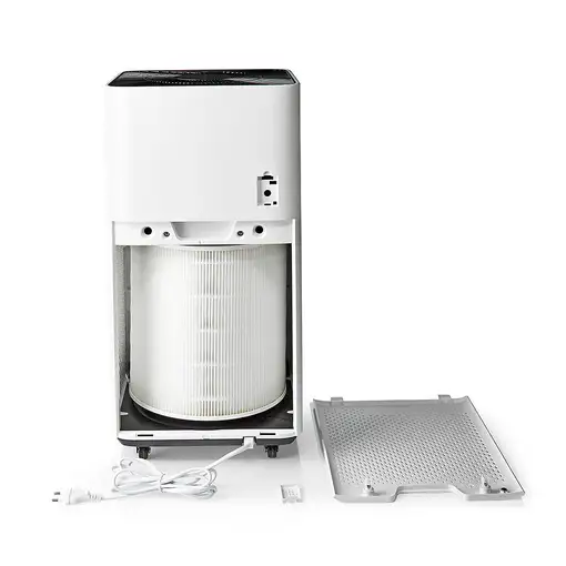 Nedis AIPU300CWT purificador de aire 45 m² 54 dB 35 W Negro, Blanco