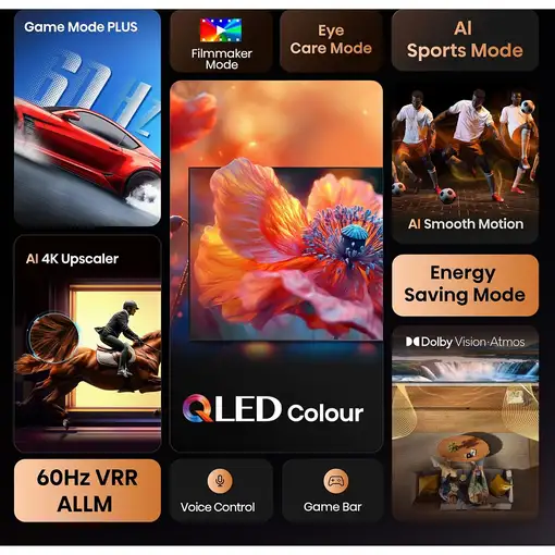Hisense 43E77Q 109,2 cm (43'') 4K Ultra HD Smart TV Wifi Negro