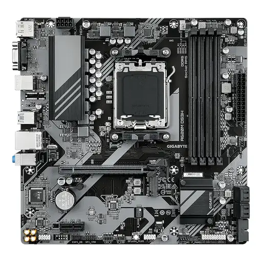GIGABYTE A620M DS3H Placa base - Soporta CPUs AMD Ryzen 8000, VRM digital de 5+2+2