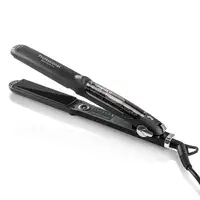 Haeger HS-45B.007A Utensilio de peinado Plancha de pelo Vapor Negro 2,5 m