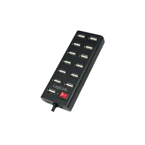 LogiLink UA0126 hub de interfaz 480 Mbit/s Negro