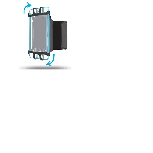 Mobilis ARM BAND 4-6IN . funda para teléfono móvil 15,2 cm (6") Brazalete caso Neg