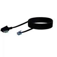 Schwaiger 6.0m RJ-11 - TAE-N 6 m Negro