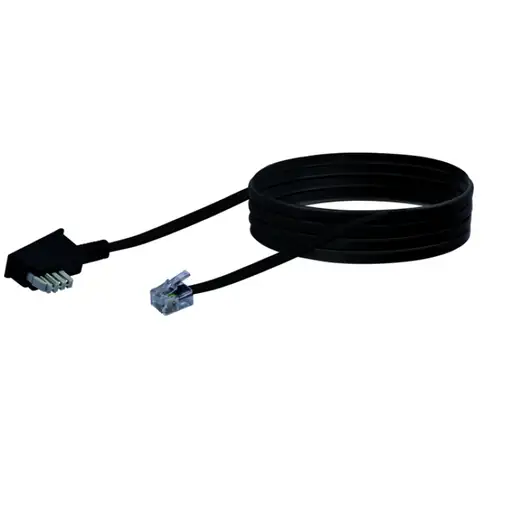 Schwaiger 6.0m RJ-11 - TAE-N 6 m Negro