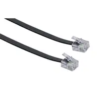 Schwaiger 6.0m RJ-11 - RJ-11 6 m Negro