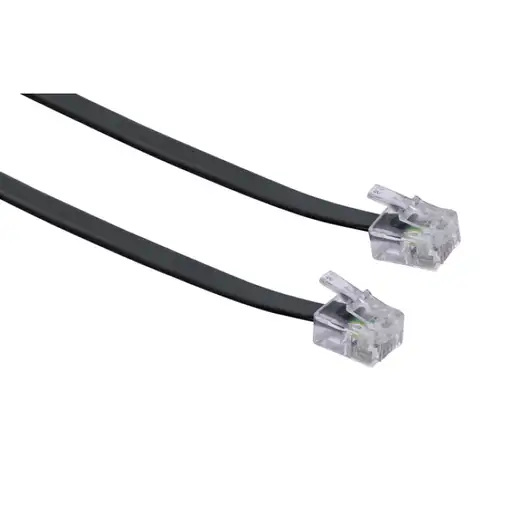 Schwaiger 6.0m RJ-11 - RJ-11 6 m Negro