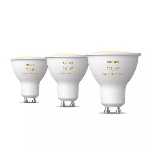 Philips Hue White ambiance GU10 - foco inteligente - (paquete de 3)
