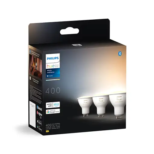 Philips Hue White ambiance GU10 - foco inteligente - (paquete de 3)