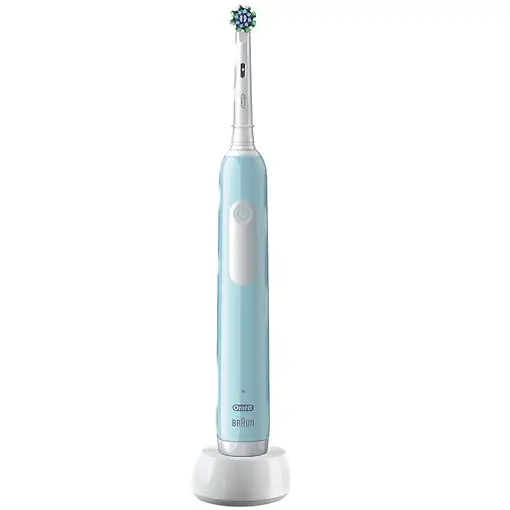 Oral-B Pro 1 Cross Action Adulto Cepillo dental giratorio Azul, Blanco