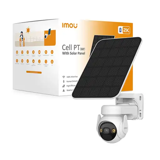 Imou Cell PT Solar Kit Almohadilla Cámara de seguridad IP Exterior 2304 x 1296 Pix