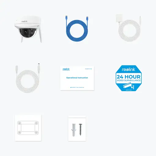 Reolink W437 Almohadilla Cámara de seguridad IP Interior y exterior 3840 x 2160 Pi