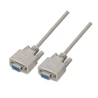 AISENS A112-0067 cable de serie Beige 1,8 m DB9