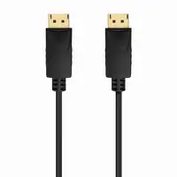 AISENS Cable DISPLAYPORT V1.2 CCS 4K@60Hz, DP/M-DP/M, Negro, 1.0m