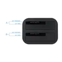 TooQ TQDS-805G base de conexión para disco duro USB 3.2 Gen 1 (3.1 Gen 1) Type-B A