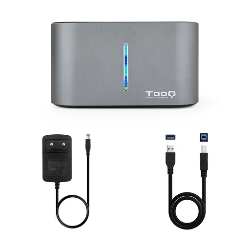 TooQ TQDS-805G base de conexión para disco duro USB 3.2 Gen 1 (3.1 Gen 1) Type-B A