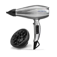 BaByliss Pro Digital secador 2200 W Gris, Plata